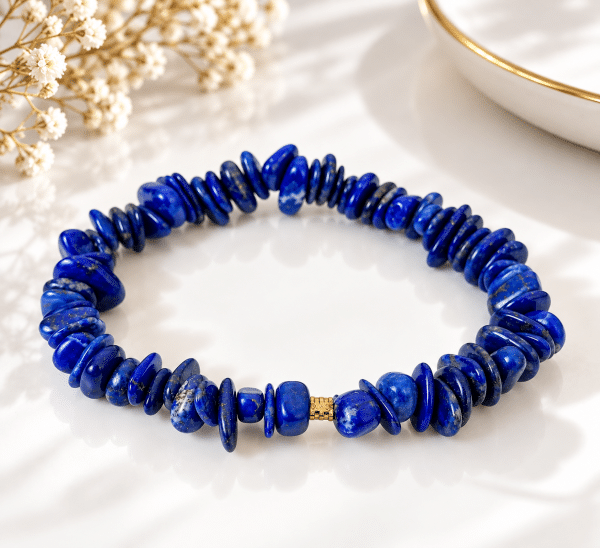 Bracelet Lapis-Lazuli & Laiton doré