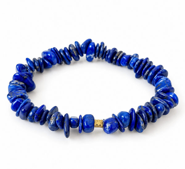 Bracelet Lapis-Lazuli & Laiton doré